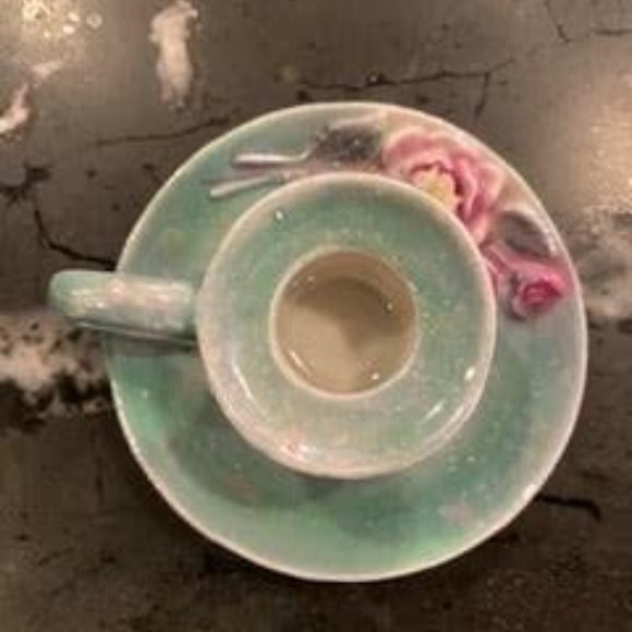 Sweet Childhood Vintage Gift 1920'-1930's Single Candle holder with Handle - Picture 3 of 4